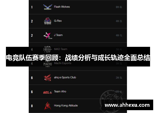 电竞队伍赛季回顾：战绩分析与成长轨迹全面总结